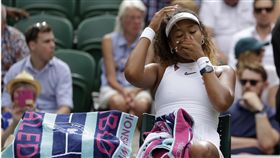 ▲前球后大坂直美（Osaka Naomi）溫網首輪爆冷出局。（圖／美聯社／達志影像）