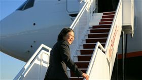 總統蔡英文出訪。總統府提供