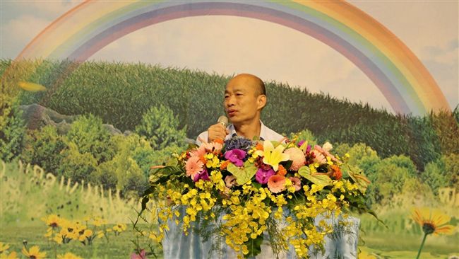 演員請嗆韓生看戲　韓國瑜7個字送他