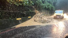 豪雨,淹水,土石坍方,桃園,氣象局　圖／翻攝臉書