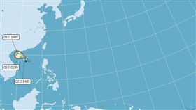 快訊／颱風「木恩」生成！明後2日嚴防午後大雷雨（圖／翻攝自中央氣象局官網）