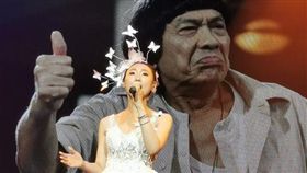 ▲謝金晶見到螢幕上的爸爸，忍不住落下淚來。（圖／豪記唱片提供）