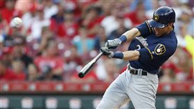 ▲葉立奇（Christian Yelich）敲出本季第31轟。（圖／美聯社／達志影像）