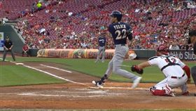 ▲葉立奇（Christian Yelich）敲出本季第31轟。（圖／翻攝自MLB官網）