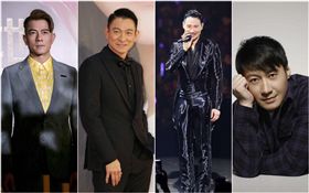 四大天王 劉德華 郭富城 張學友 黎明（圖／微博）