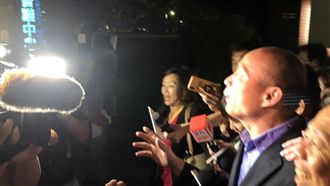 政見會後　韓國瑜回應韓粉愛後才離開