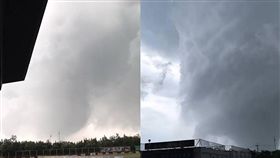 屏東龍捲風 像巨大棉花糖