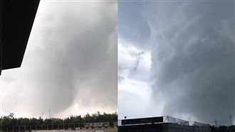 獨／屏東超巨大龍捲風　專家：才1級