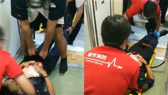 搶救受傷員警畫面曝光　網鼻酸：加油