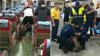 自強殺警案現場還原　犯嫌竟隨身帶刀