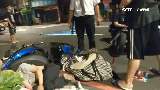 直行車撞轉彎車！騎士腿斷捶地哀嚎