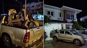 泰國,拾荒老人,資源回收,有錢人,豪宅(圖/翻攝自當事者臉書)