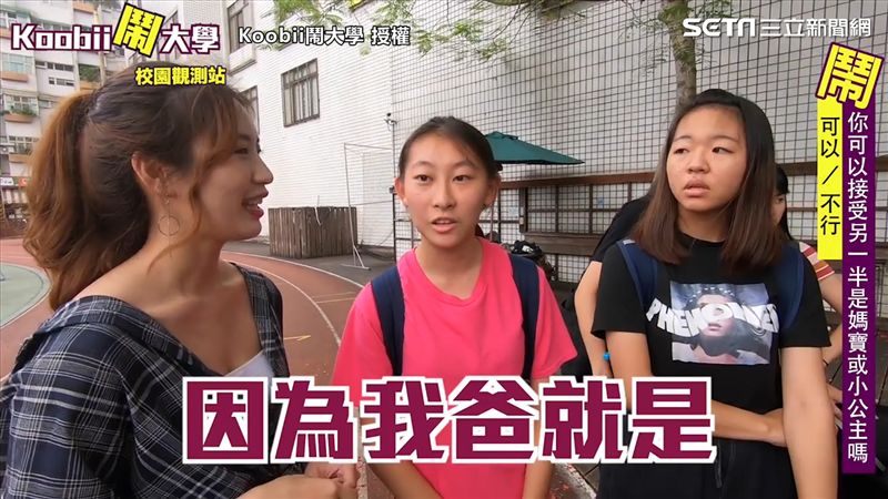 女大生嗆爸「媽寶」　主持人當場傻眼