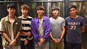 ▲楊佳宏（左起）、楊家宝、林明偉、劉智文以及吳彥澍，成為輔大的生力軍。（圖／記者林辰彥攝影）