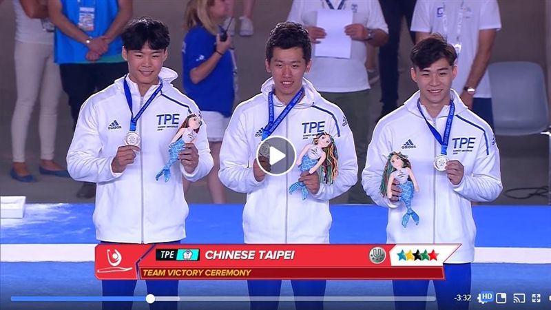 世大運／體操男團　奪成隊項目首銀！
