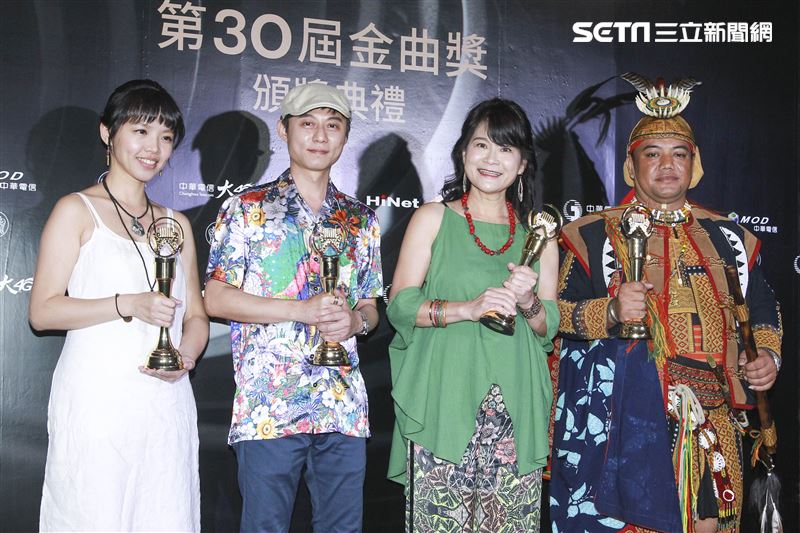 第30屆金曲獎獲得最佳客語專輯獎落腳。（記者邱榮吉、林士傑/攝影）