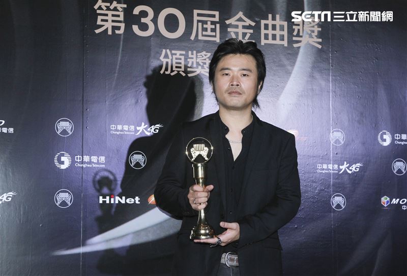 第30屆金曲獎獲得最佳台語專輯廖士賢。（記者邱榮吉、林士傑/攝影）