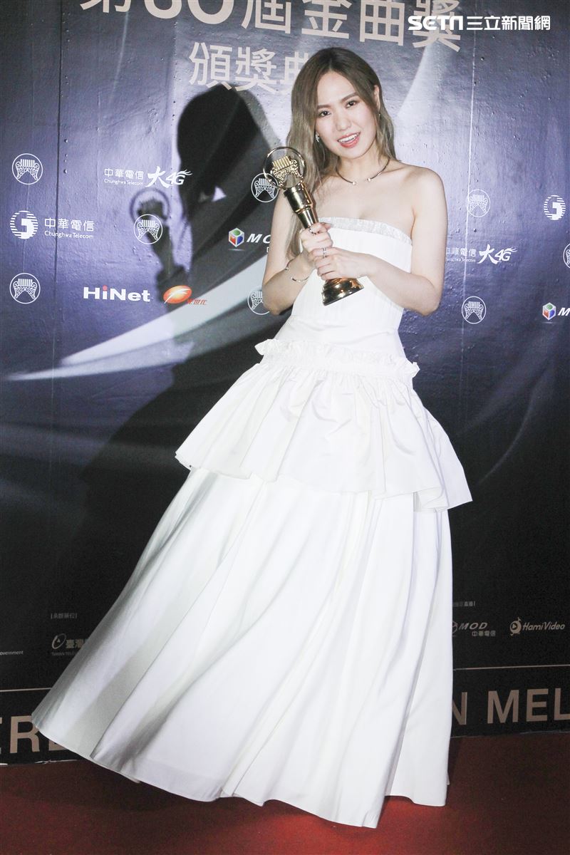 第30屆金曲獎獲得最佳國語專輯獎孫盛希。（記者邱榮吉、林士傑/攝影）