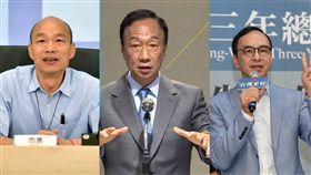 蔡英文、賴清德、朱立倫、柯文哲、郭台銘、韓國瑜／臉書