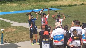 ▲劉宛渝摘金，為中華代表團射下首金。（圖／中華射擊協會提供）