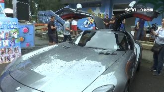 超跑公益大會師　蔡上機拍賣超跑流標