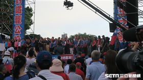 國民黨7日下午將舉行七七凱道反鐵籠公投抗議活動。（圖／記者盧素梅攝）