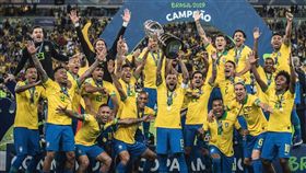 ▲巴西勇奪美洲盃冠軍。（圖／取自巴西足協推特）