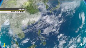 衛星雲圖。翻攝氣象達人彭啟明