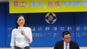 消基會：罷工賠250美元太少  2週內找長榮商議消基會董事游開雄（右）8日上午舉行記者會表示，長榮空服員罷工落幕，但長榮賠償上限250美元可能遠低於不少人的實際損害，2週內將邀長榮公司、旅行社依歐洲聯盟相關條款、國內規範商議更高賠償。中央社記者楊淑閔攝  108年7月8日