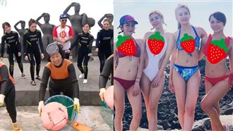 不顧鏡頭脫了！4女神車頭燈晃到網暈