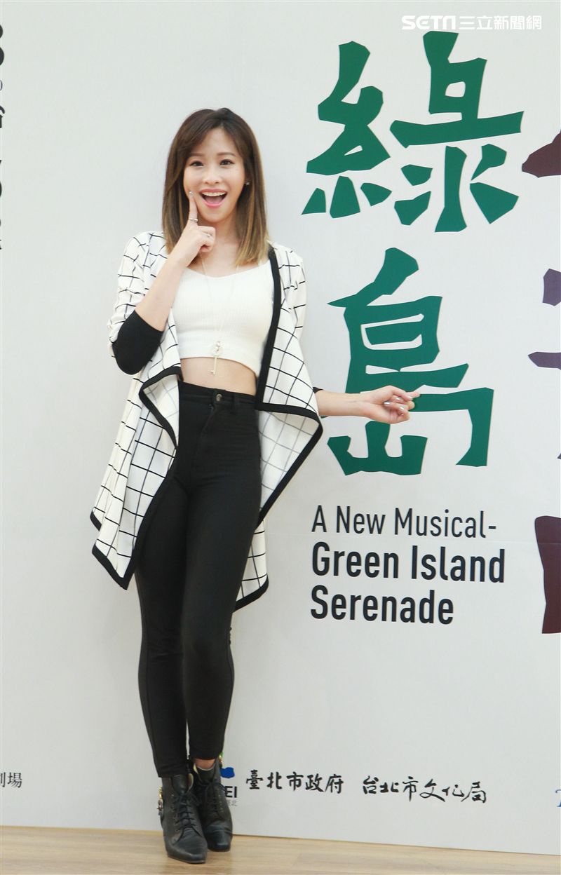 袁詠琳演出華文原創音樂劇「綠島小夜曲」。（記者邱榮吉/攝影）