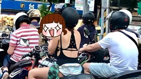 野狼,擋車,香蕉,路邊,外樓,裸背,騎士,馬利歐,爆廢公社,　圖／翻攝自爆廢公社臉書