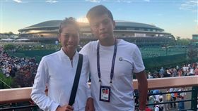 謝淑薇、謝政鵬姊弟搭檔參賽。（圖／翻攝自謝政鵬臉書）