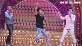 「紅孩兒」馬國賢和主唱張克帆及王海輪《MUCH金點秀》
圖／年代提供