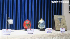 總統府9日上午召開總統「自由民主永續之旅」贈禮說明記者會。（圖／記者盧素梅攝）