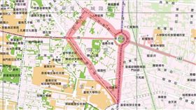 開山里行政圖。