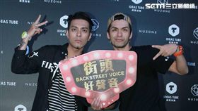 「MP魔幻力量」前主唱嘎嘎和「大嘴巴」成員DJ宗華《街頭好聲音》
圖／記者邱榮吉攝影