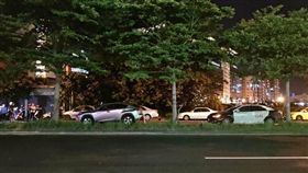 新竹,竊盜,凌志,偷車,女賊,開槍,圍捕,衝撞（圖／翻攝畫面）