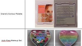 台灣代工化妝品驗出石棉 南市府：中國製造美國、加拿大驗出台灣業者代工的5款化妝品含致癌石棉成分，台南市政府衛生局10日調查，其中4款由台南某代工廠接單後，交由中國某化妝品公司製造。（食藥署提供）