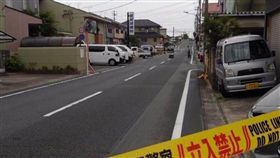 日本愛知縣田原市，弟弟砍死哥哥。圖擷自@kakumero55推特