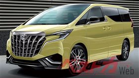 ▲Toyota Alphard大改款預想圖（圖／翻攝Best Car Web）