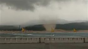 沙龍捲,雷陣雨,沙灘,福隆
