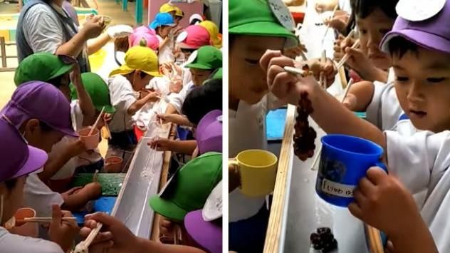 日本幼稚園玩流水珍珠　台灣人妻笑翻
