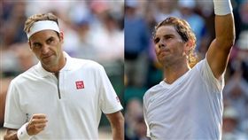 溫網,男單,準決賽,費德瑞,納達爾,對決（圖／翻攝自Wimbledon臉書）
