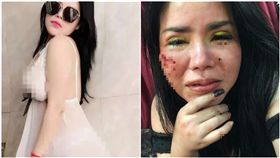 柬埔寨,泰賽娘,毒打,小三,高官(圖/翻攝自臉書)