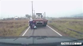 酒駕拖板車倒車撞警／資料照