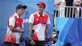 ▲陳怡瑄、林明靜世大運複合弓女團奪銅。（圖／翻攝自SSU大專學生運動網臉書）