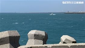 台中火力發電廠落海意外／翻攝畫面