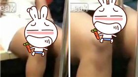 ▲天熱降溫！竟有女子搭地鐵拿電扇直吹兩腿間。（圖／翻攝自liveleak）
