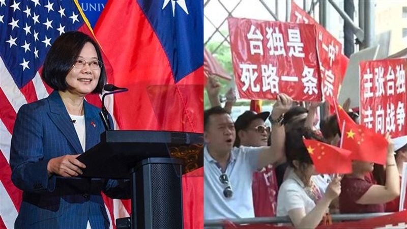 中國僑胞抗議　英：盼他們享受民主